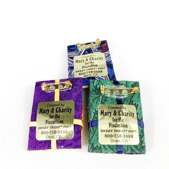 Quilters Fat Quarter Fashion Pins Gift for your favorite quilter judge speakers - Picture 3 of 6